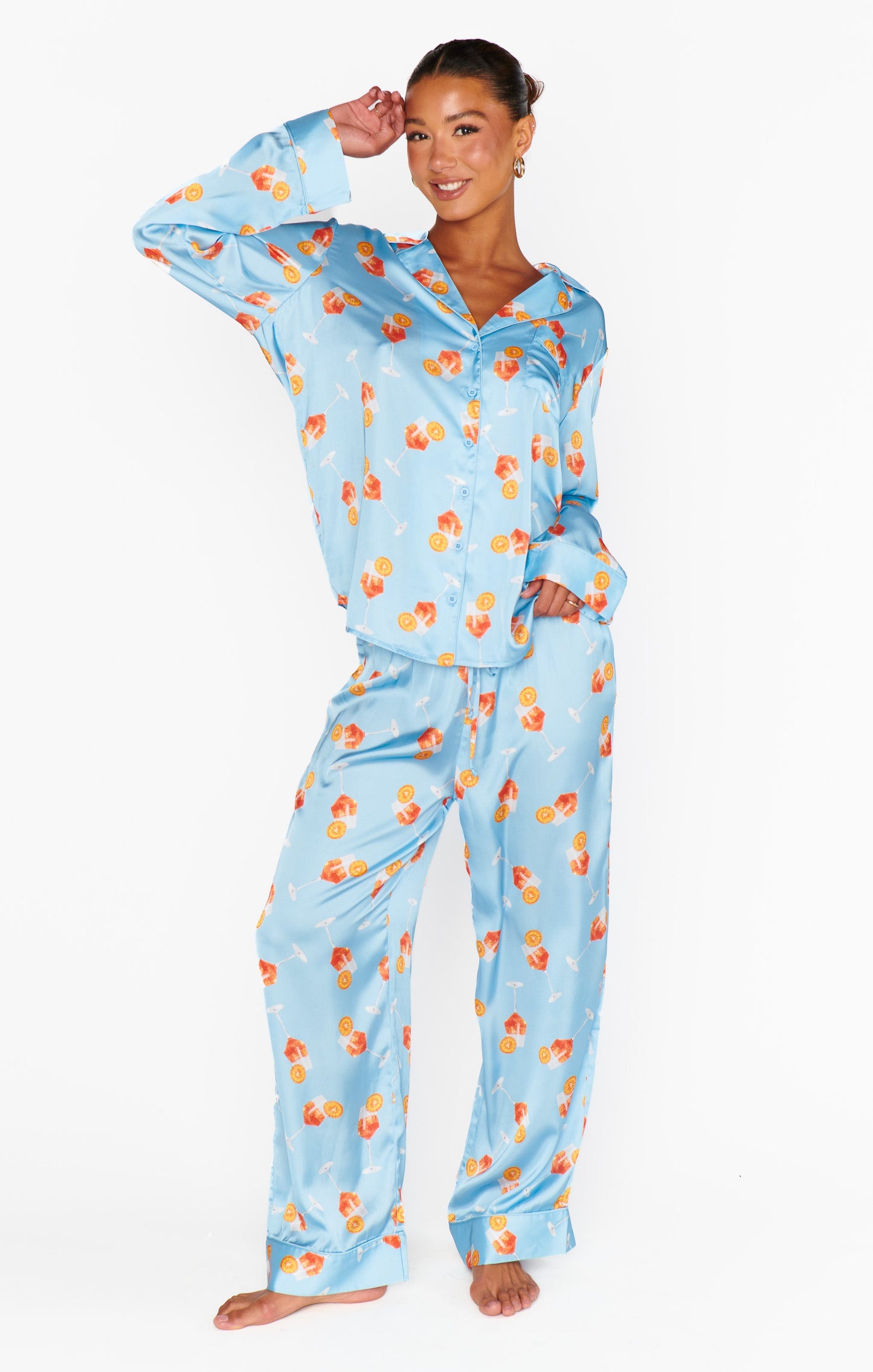 Classic PJ Set ~ Saint Spritz Silky
