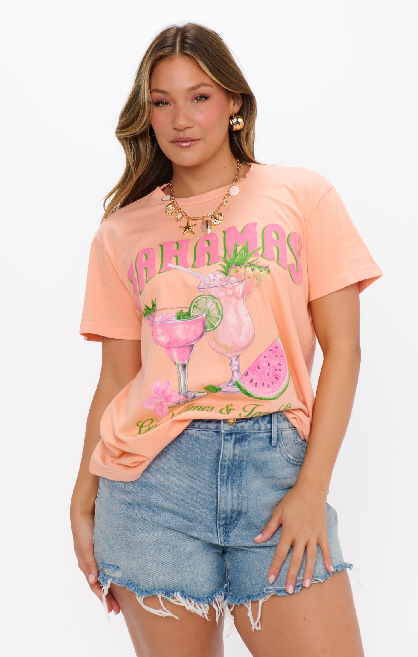 Check In Tee ~ Bahamas Graphic