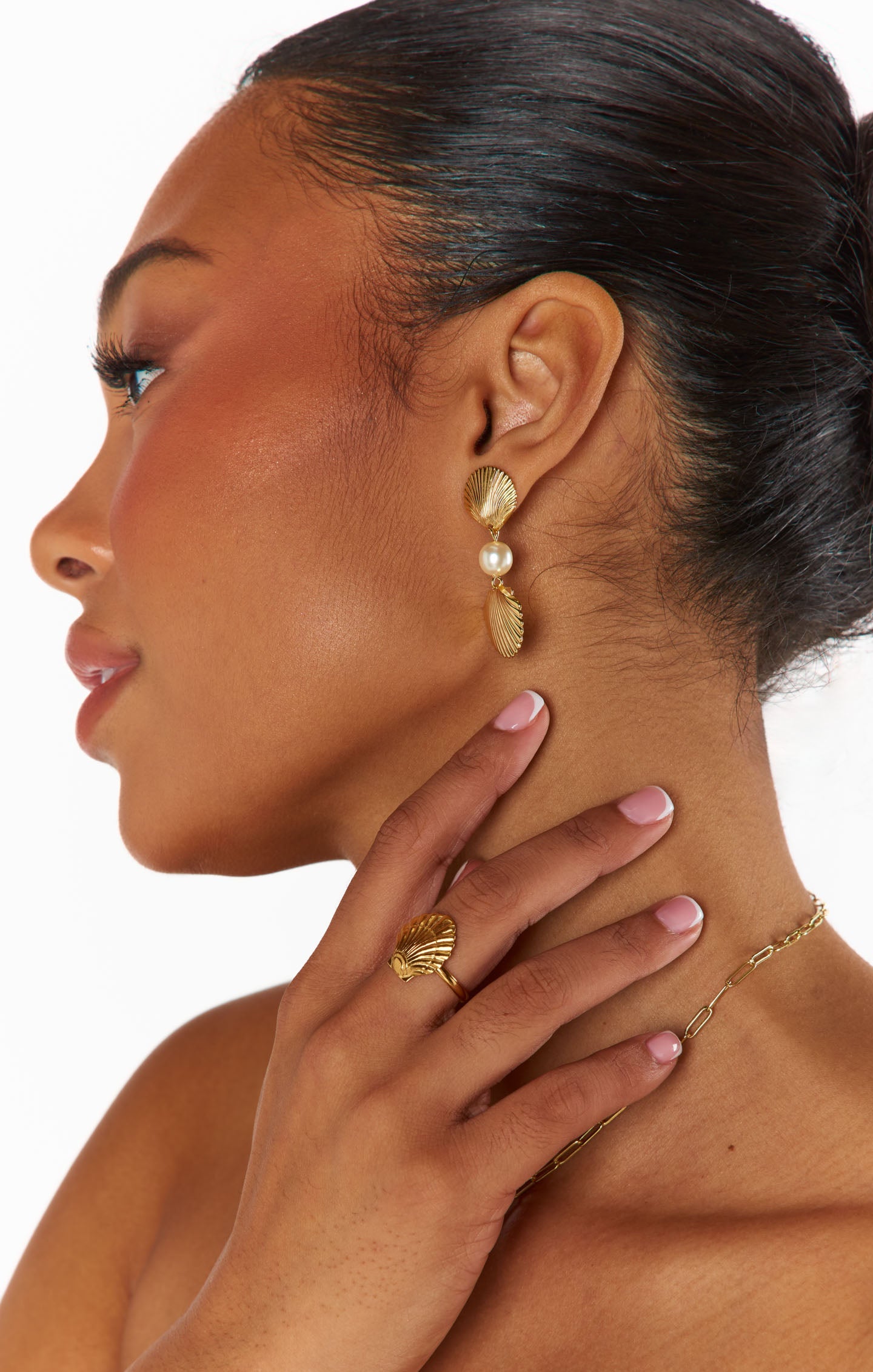 Faithy Jewels Palm Beach Earring ~ Gold