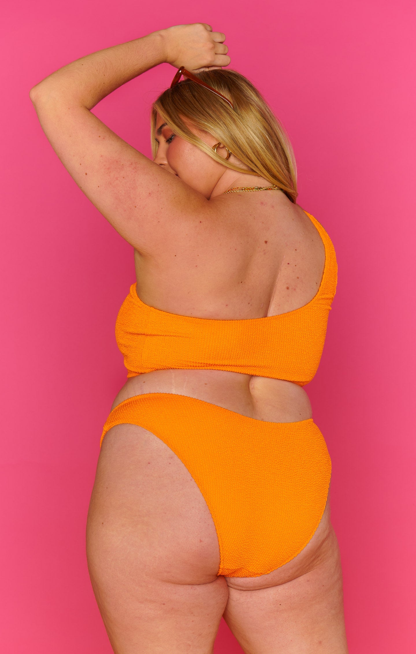 Float On Top ~ Bright Orange Scrunch