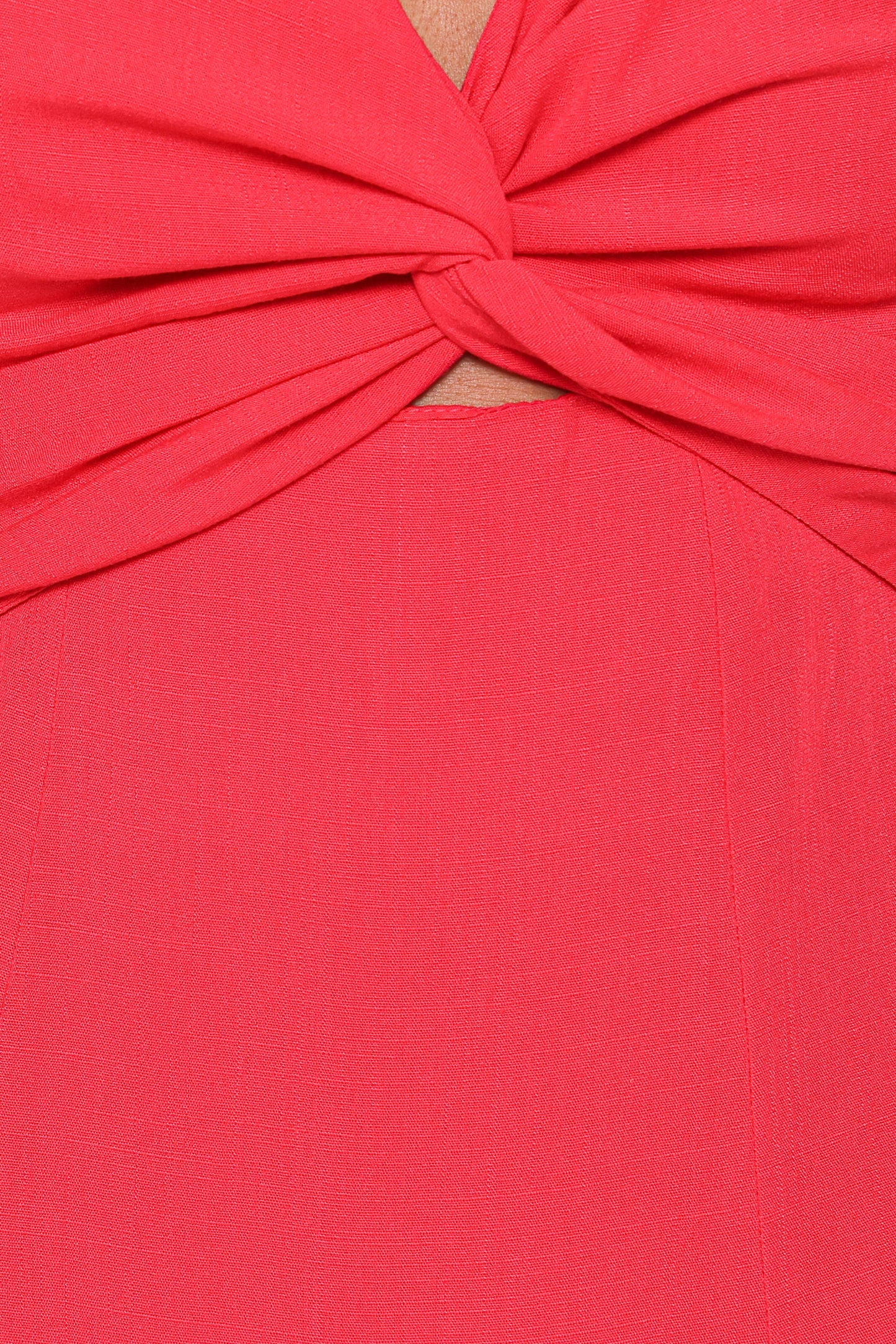 Archer Midi Dress - Red