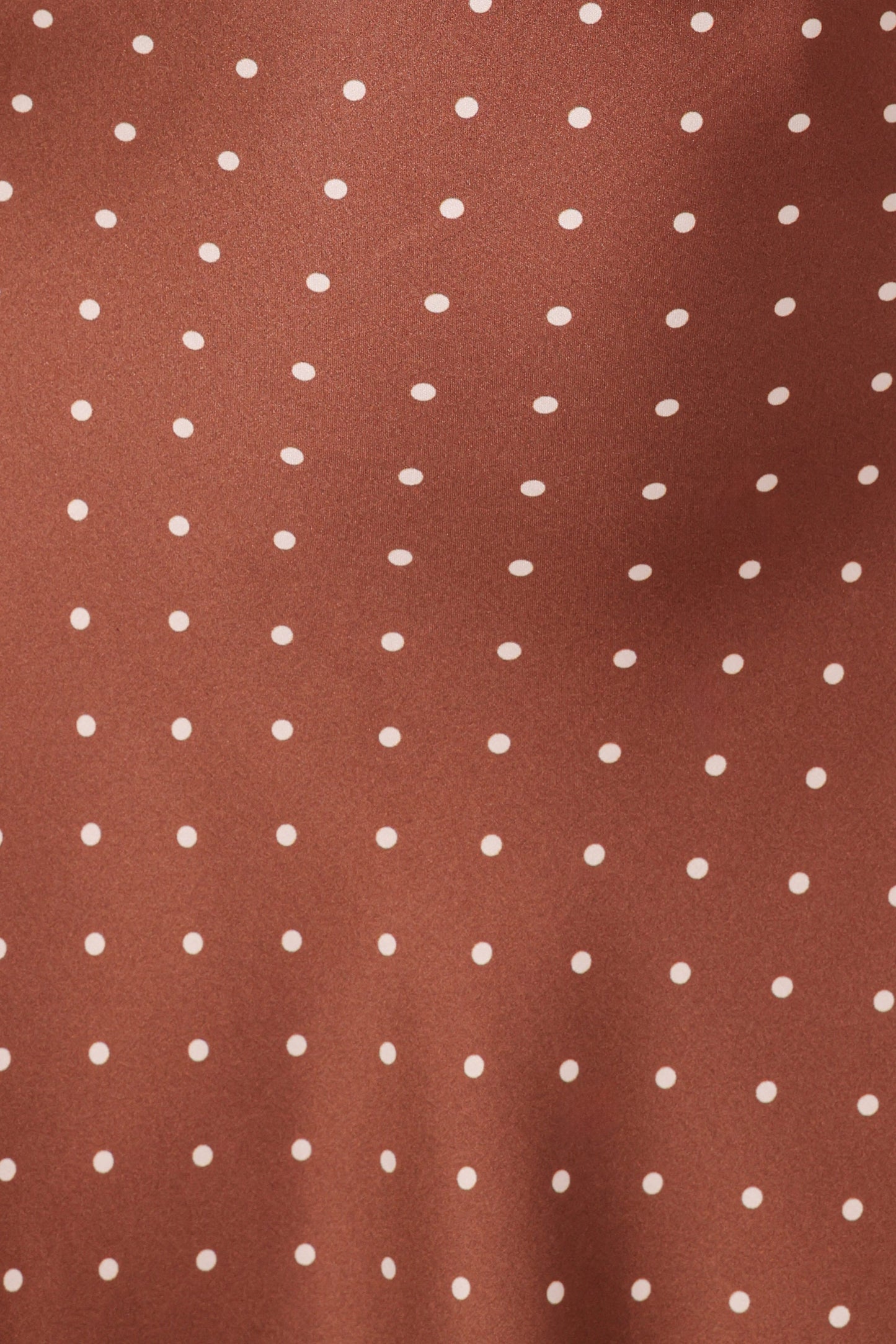 Cassinda Mini Dress - Brown Polka Dot