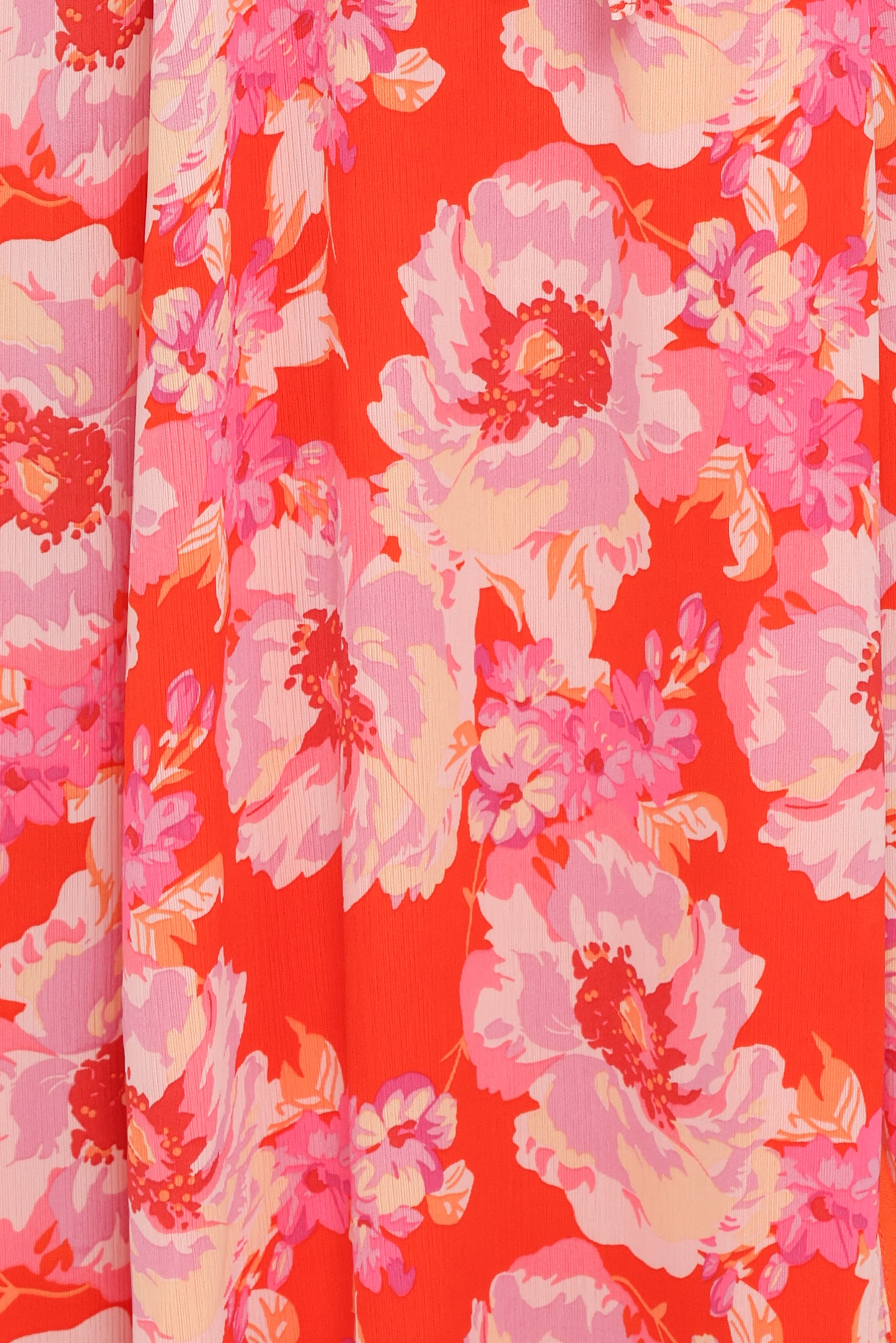 Elodie Midi Dress - Red Floral