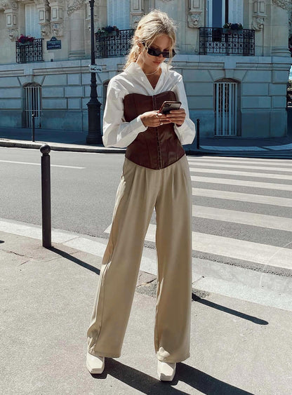 Archer Pants Taupe Tall