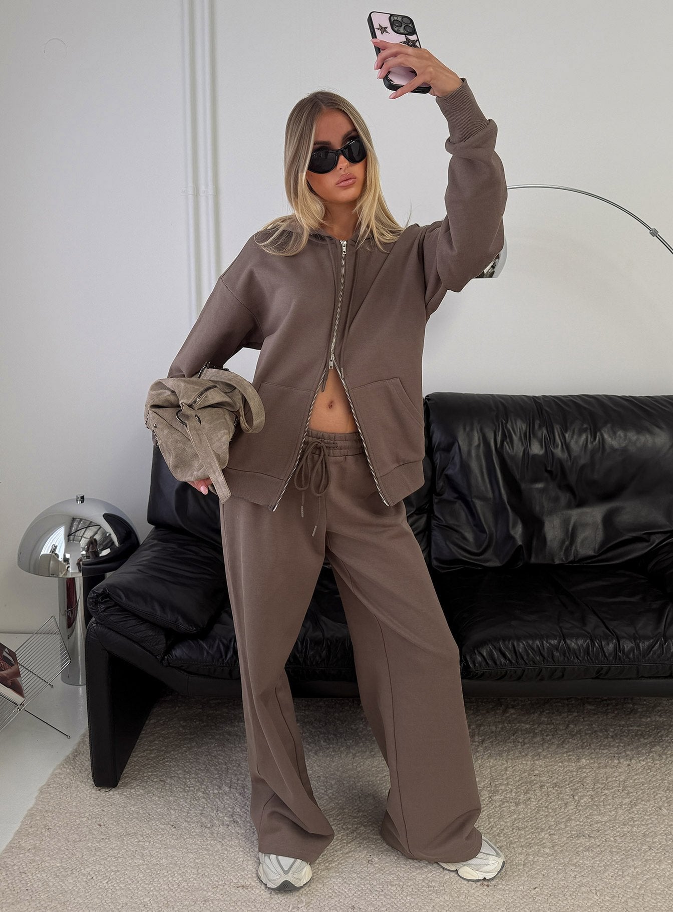 All Day Straight Leg Sweatpants Mocha