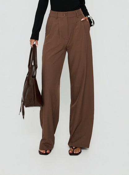 Archer Pants Brown Petite