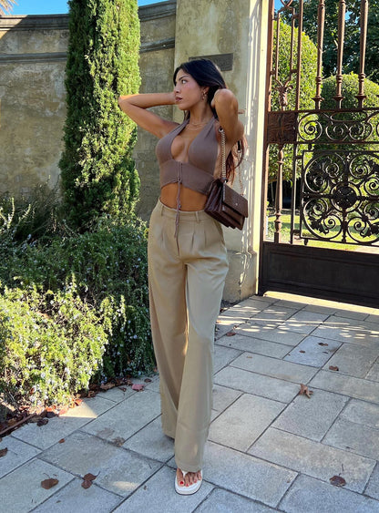 Archer Pants Taupe Tall