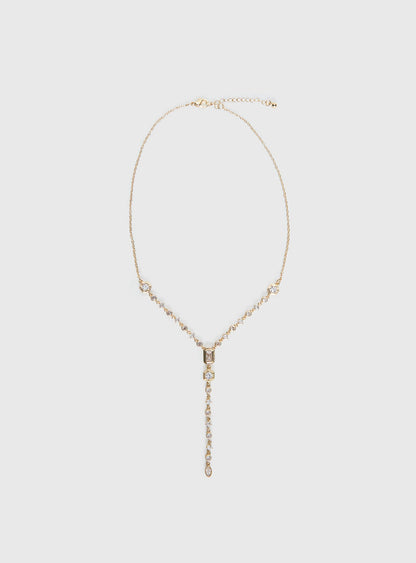 Arica Y Necklace Gold
