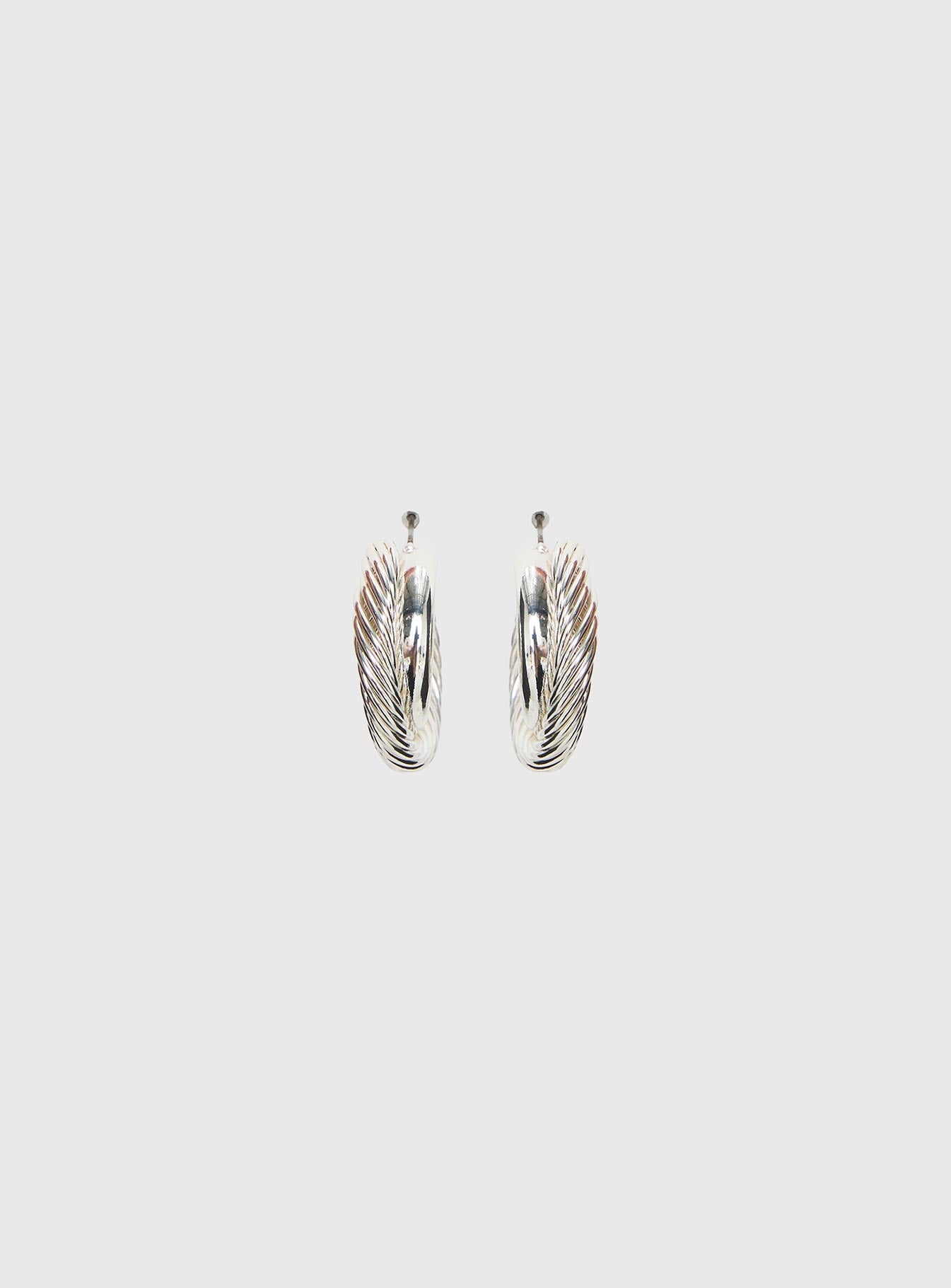 Aster Layered Hoops Silver