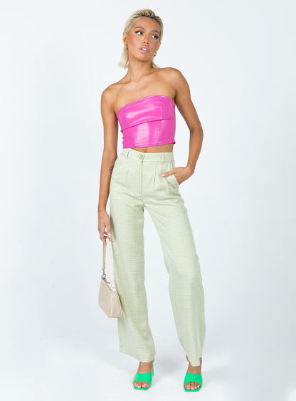Archer Pants Green Check