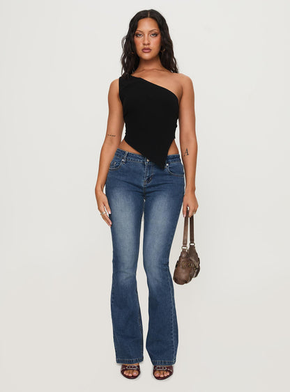 Bethany Low Rise Bootleg Jeans Mid Wash