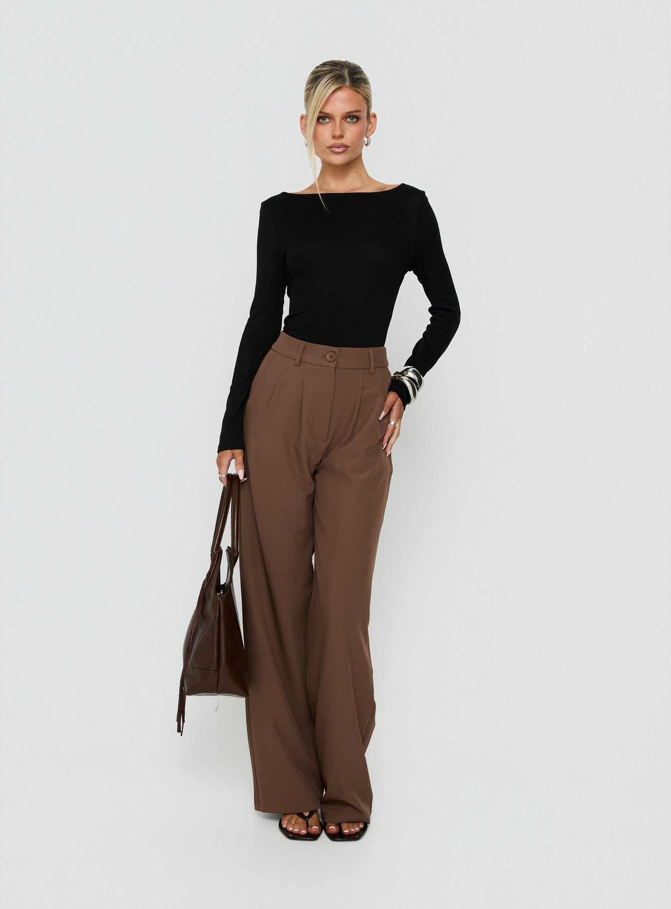 Archer Pants Brown Petite