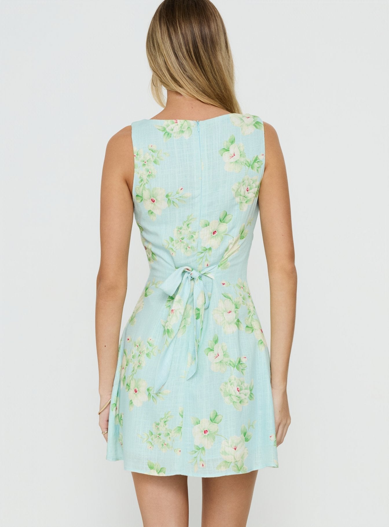 Alfalfa Mini Dress Blue Floral