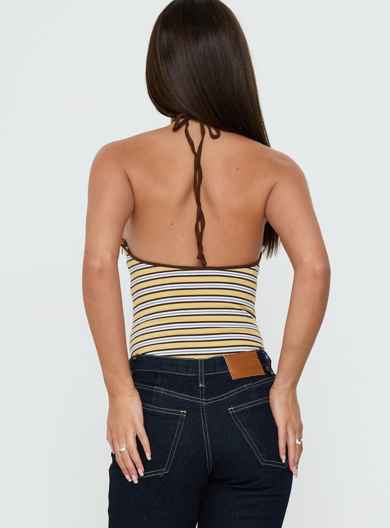 Aethoria Arrowneck Bodysuit Multi Stripe