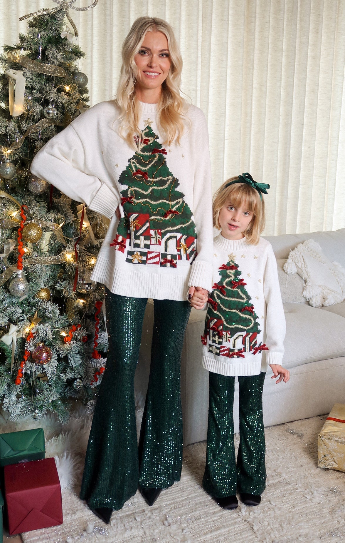 Baby Bells ~ Emerald Sequins