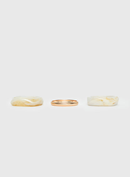 Amandah Resin Cuff Set Multi