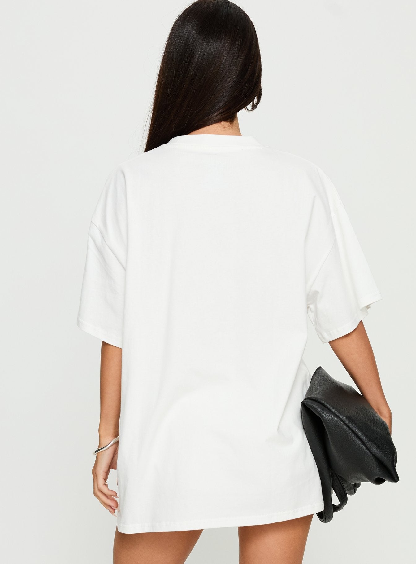 Apres Ski Italia Oversized Graphic Top White