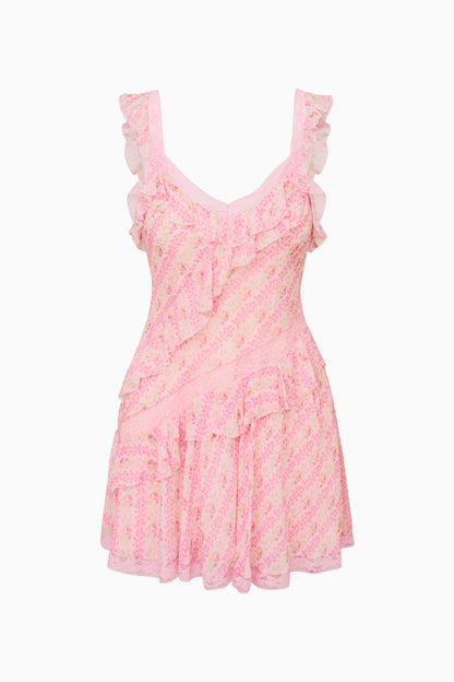 Serima Fragrance Print Mini Dress