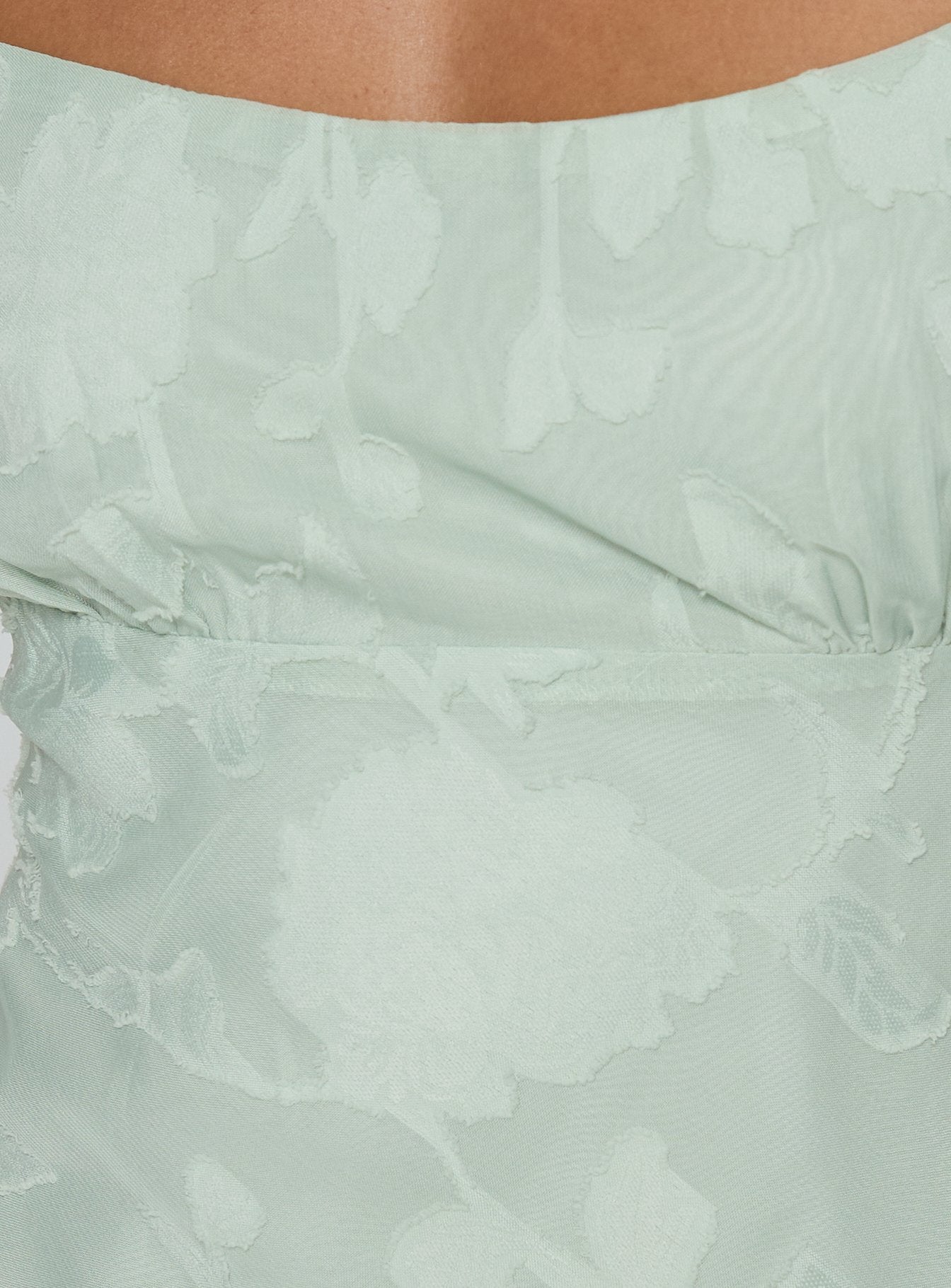 Avienna Maxi Dress Sage Burnout
