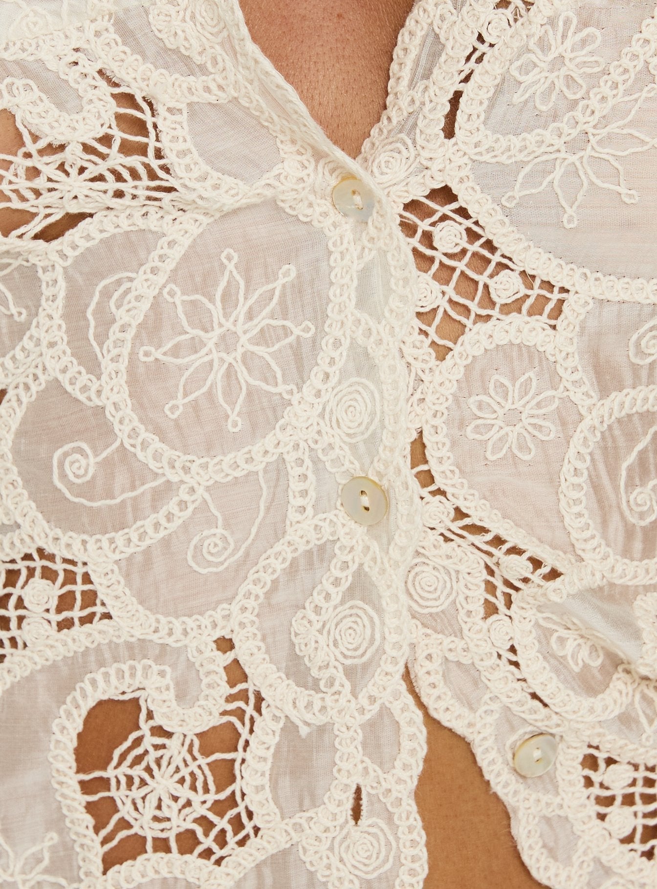 Arianna Woven Button Up Vest Top Cream