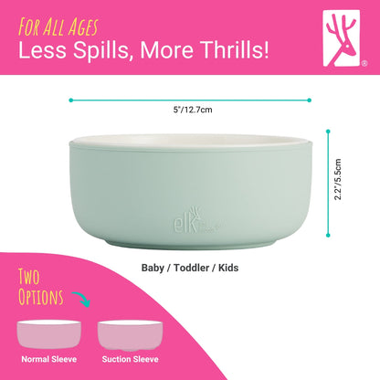 Porcelain Bowl with Silicone Sleeves