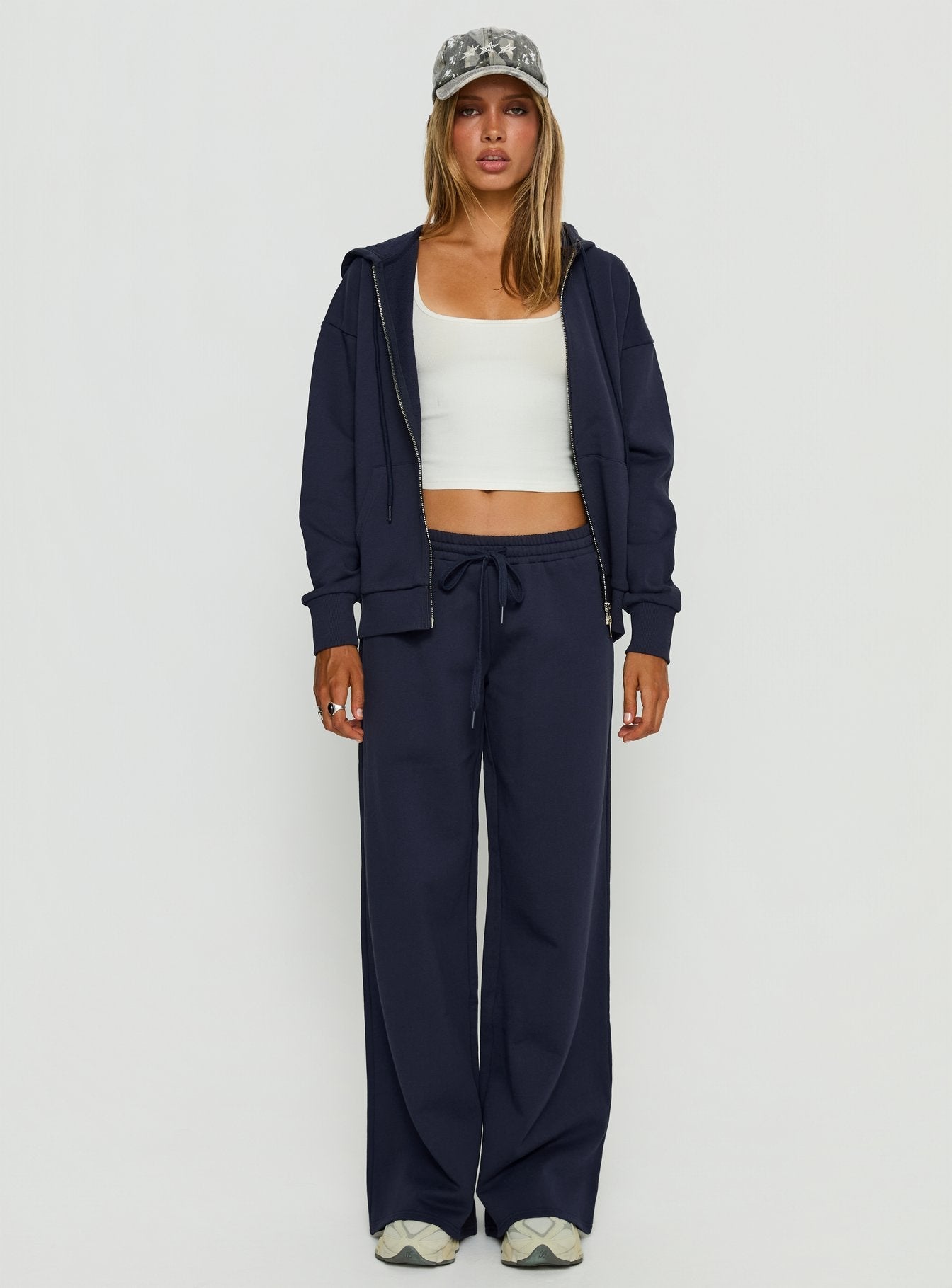 All Day Oversized Hoodie Navy