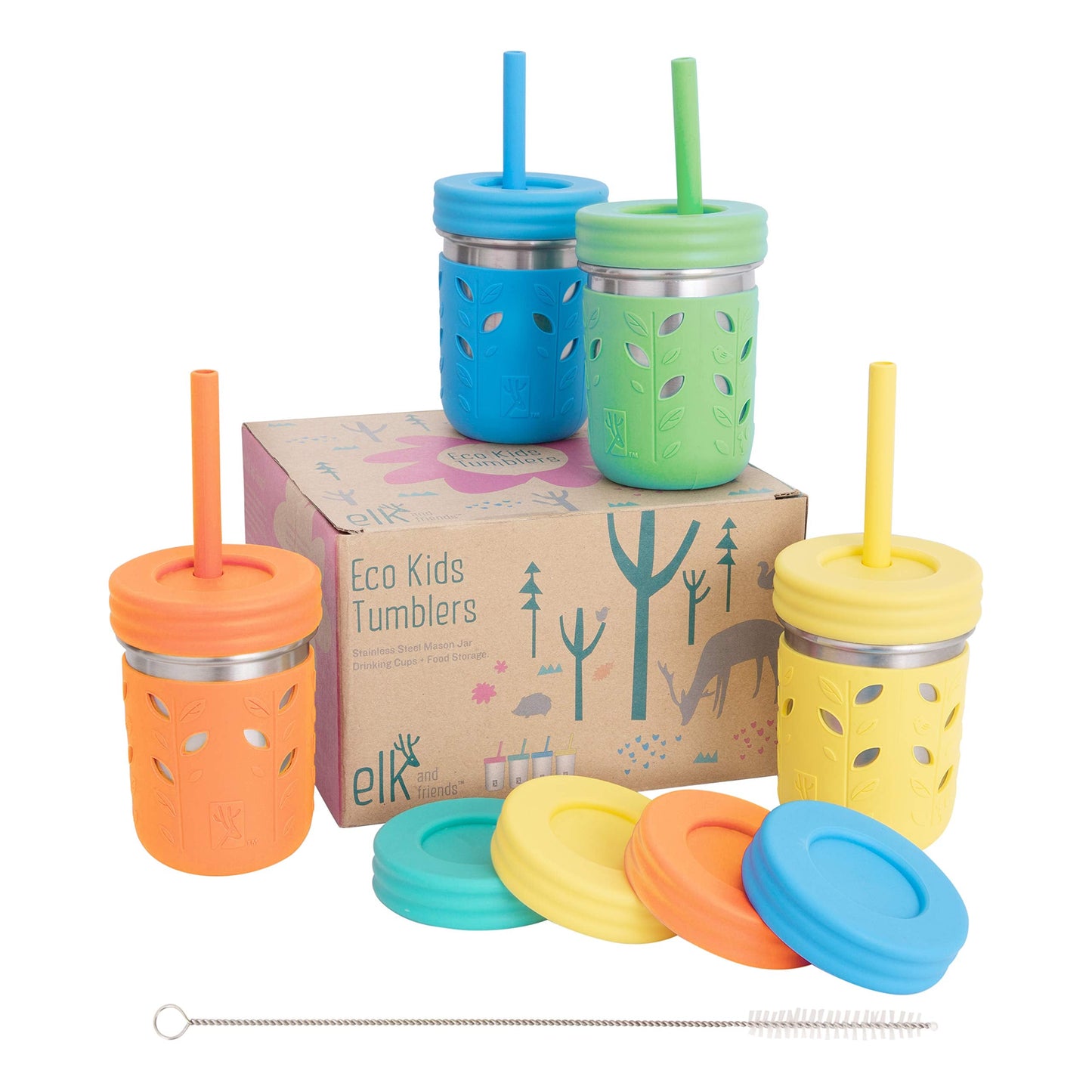 Stainless Steel 10oz Drinking Tumblers + Food Storage