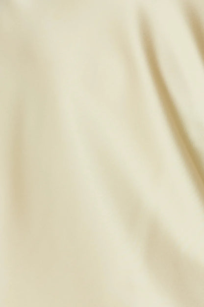 Yours To Love Satin Halter Mini Dress Yellow