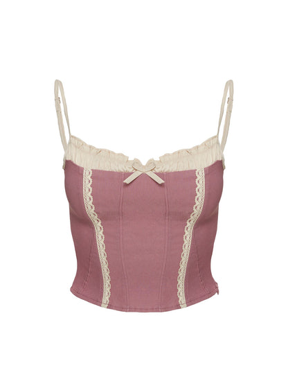 Alexa Corset Top Pink