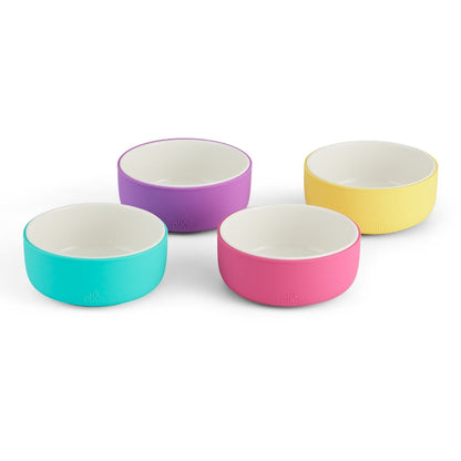 Porcelain Bowl with Silicone Sleeves