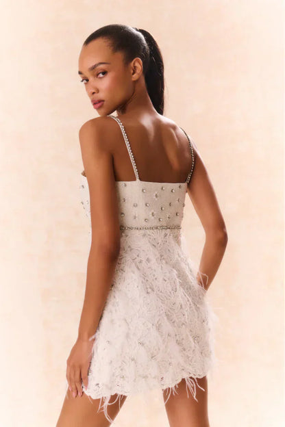 Brianne Beaded Mini Dress