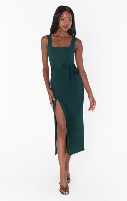 Bridesmaid Sash ~ Emerald Stretch