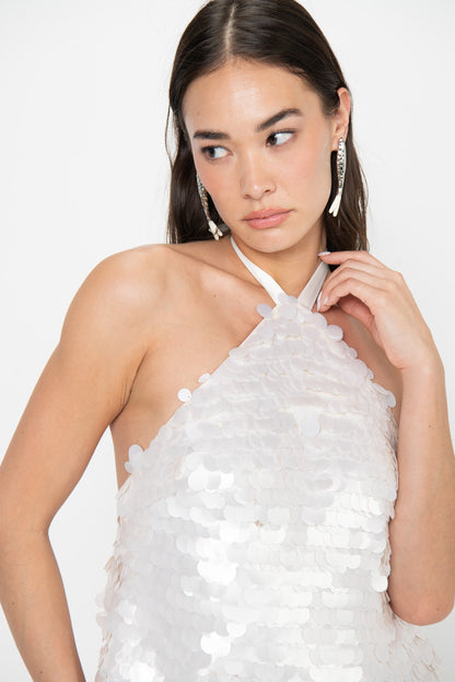 Izzy Top ~ Shimmer Shell Embellishment