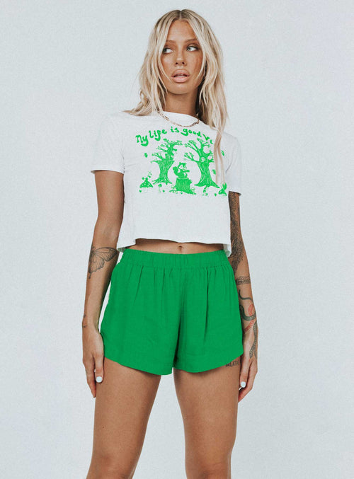 Beach House Shorts Green