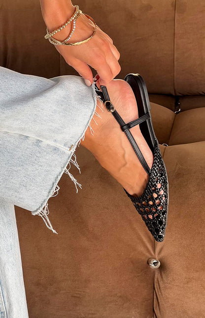 Billini Alexandra Black Mules