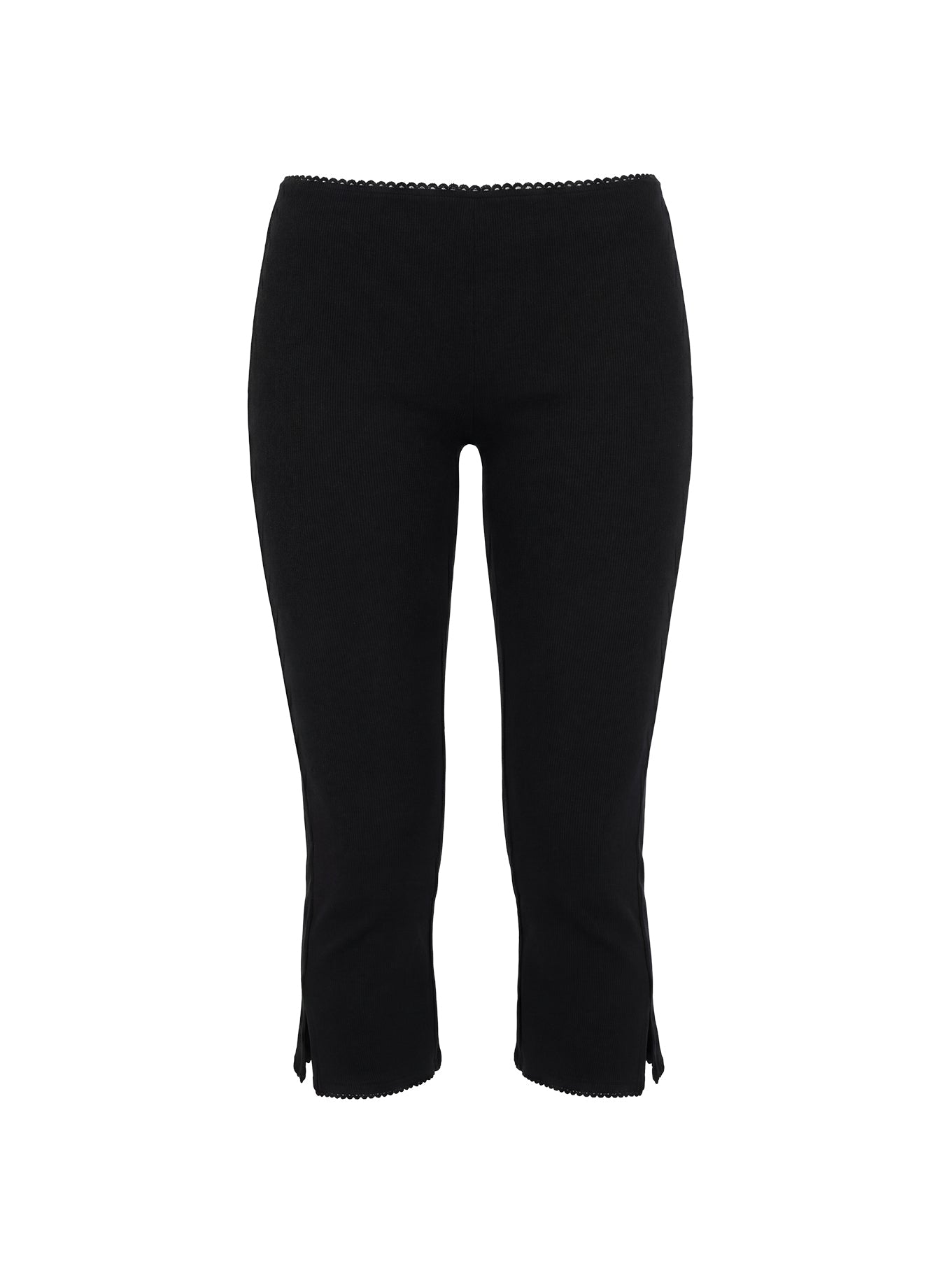 Baseline Rib Capri Pants Black Tall