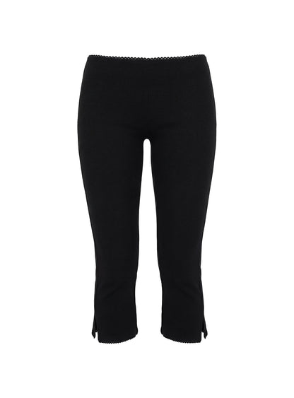 Baseline Rib Capri Pants Black Tall