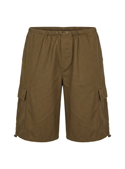 Allyza Baggy Cargo Shorts Olive
