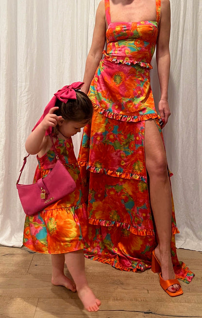 Dodd Ruffle Dress ~ Miss Malibu