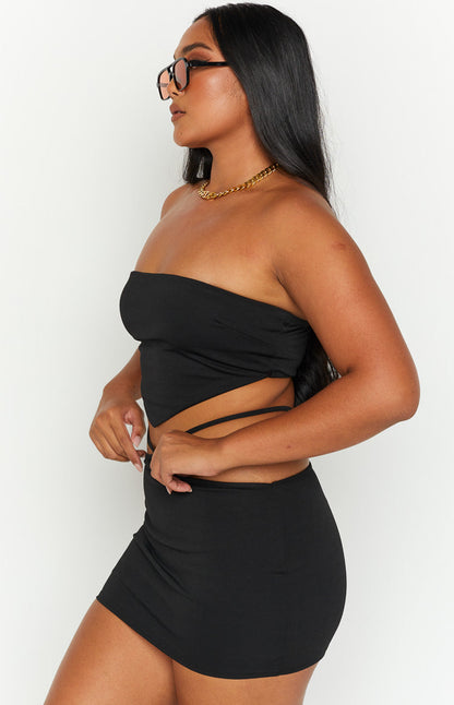 Jessi Black Mini Skirt