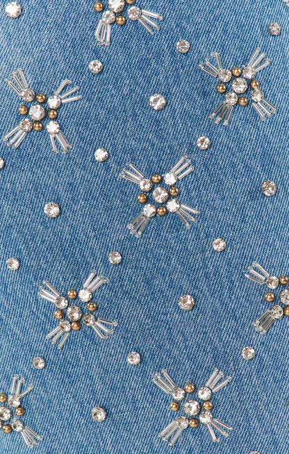 Icon Jeans ~ Jeweled Indigo