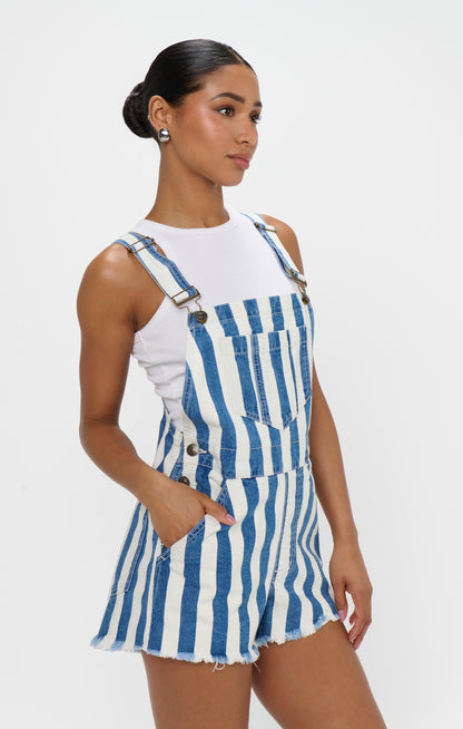 Georgia Overalls ~ Sonoma Stripe