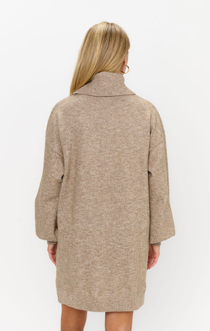 Chester Sweater Dress ~ Oatmeal Knit
