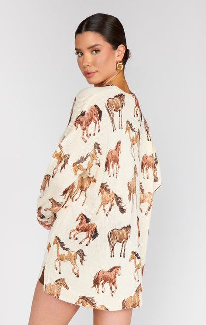 Bonfire Sweater ~ Wild Horses Knit
