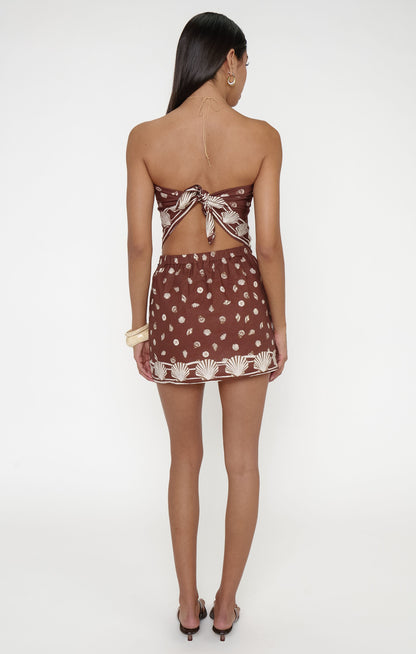 Casey Mini Skirt ~ Cocoa Coast