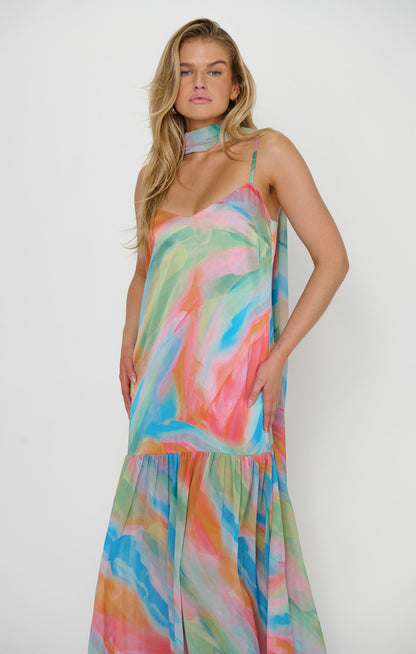 Dalia Maxi Dress ~ Colorful Canvas