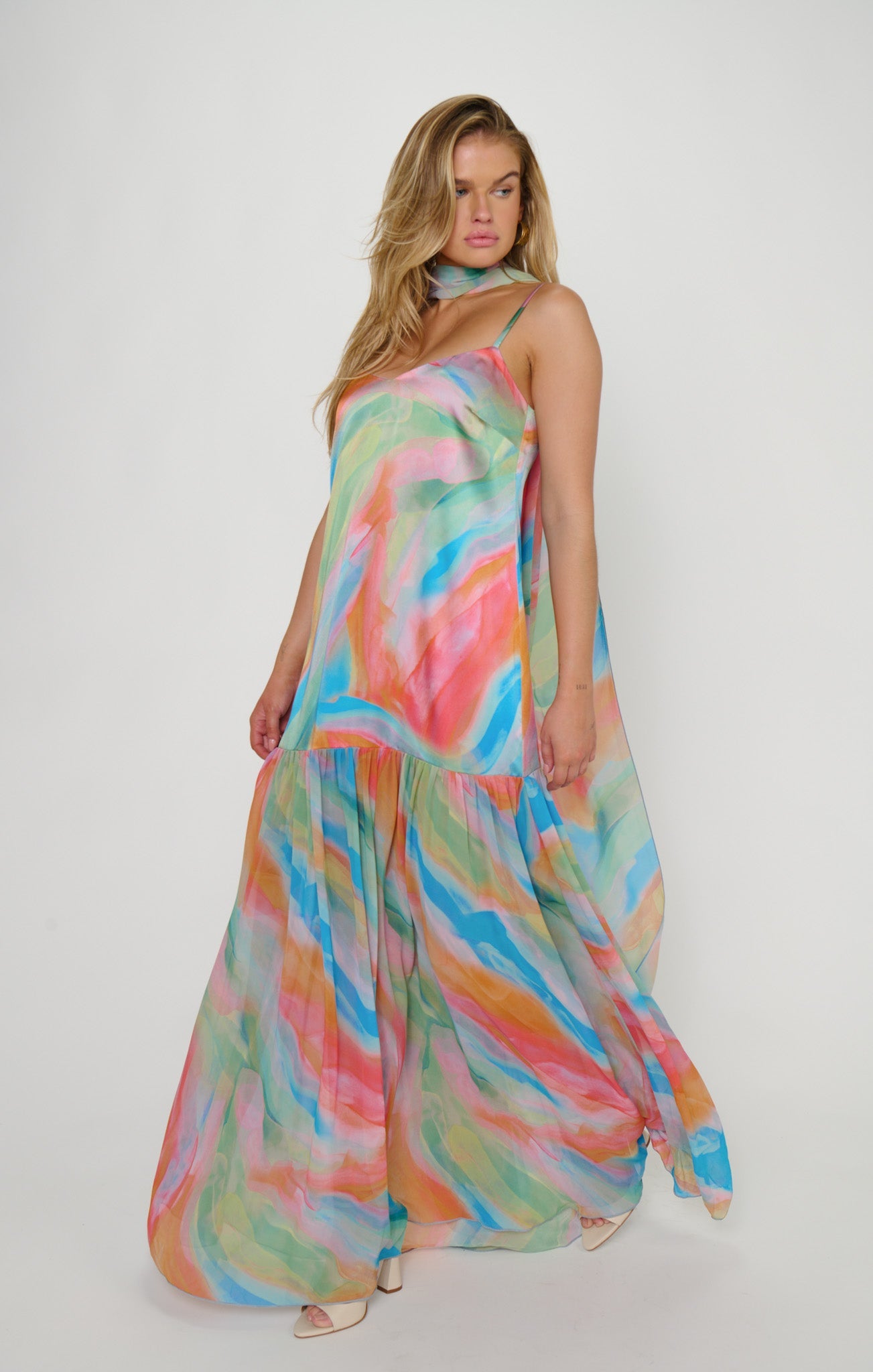 Dalia Maxi Dress ~ Colorful Canvas
