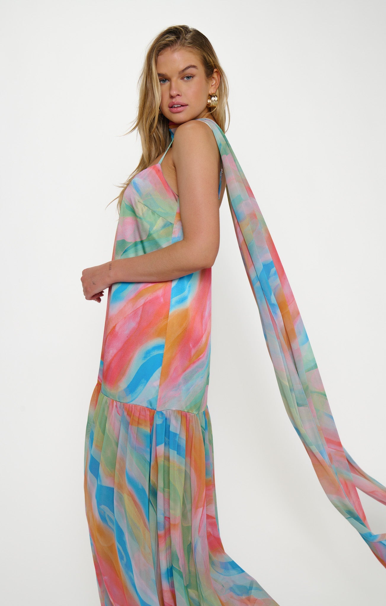 Dalia Maxi Dress ~ Colorful Canvas