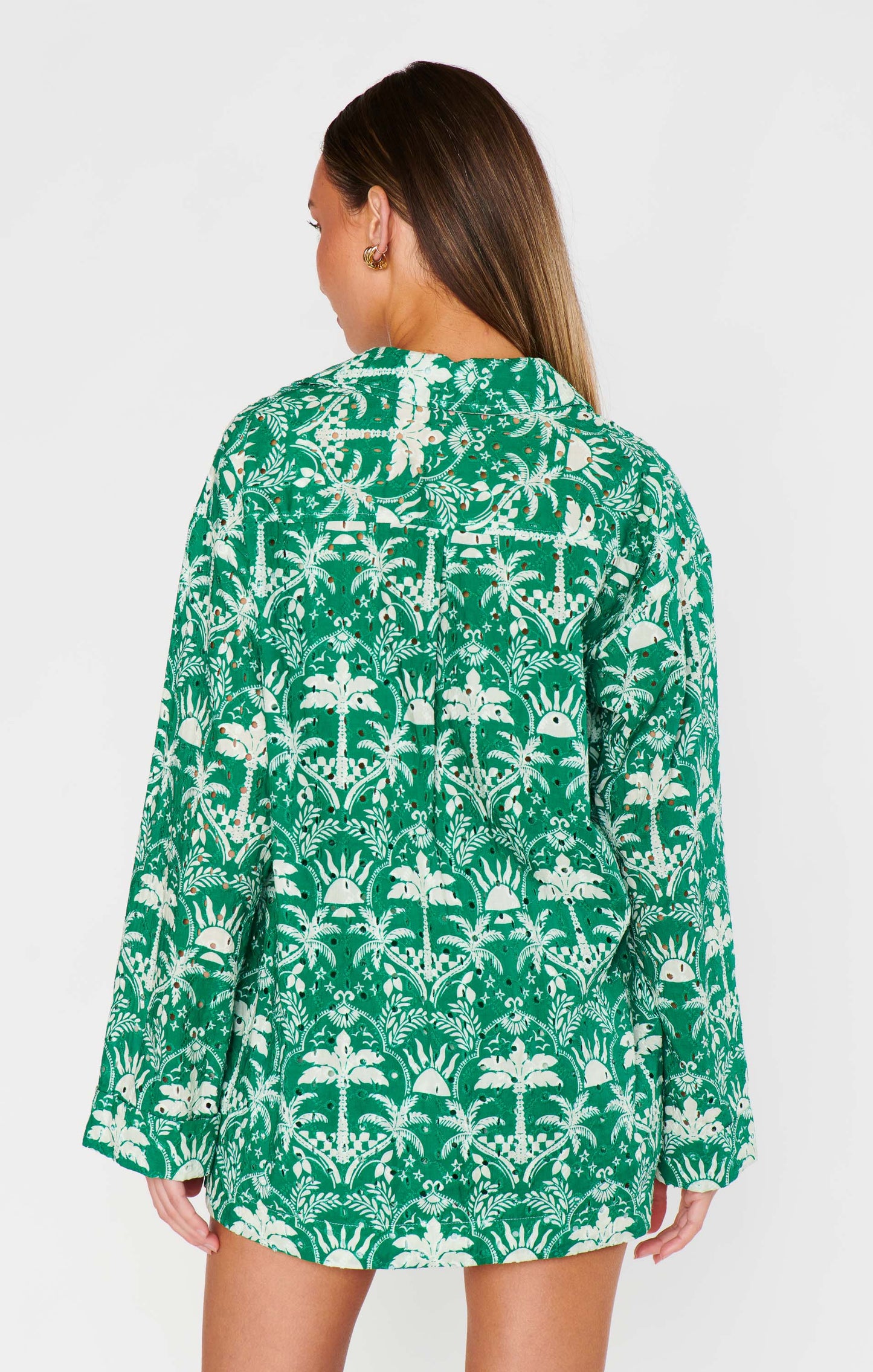 Carry On Button Down ~ Tiki Palms