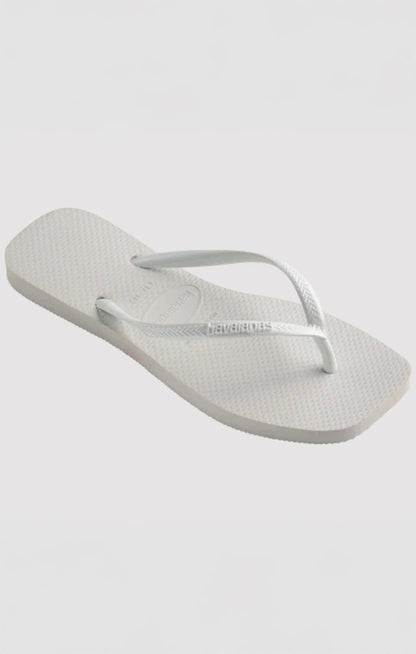 Havaianas Slim Square Thong ~ White